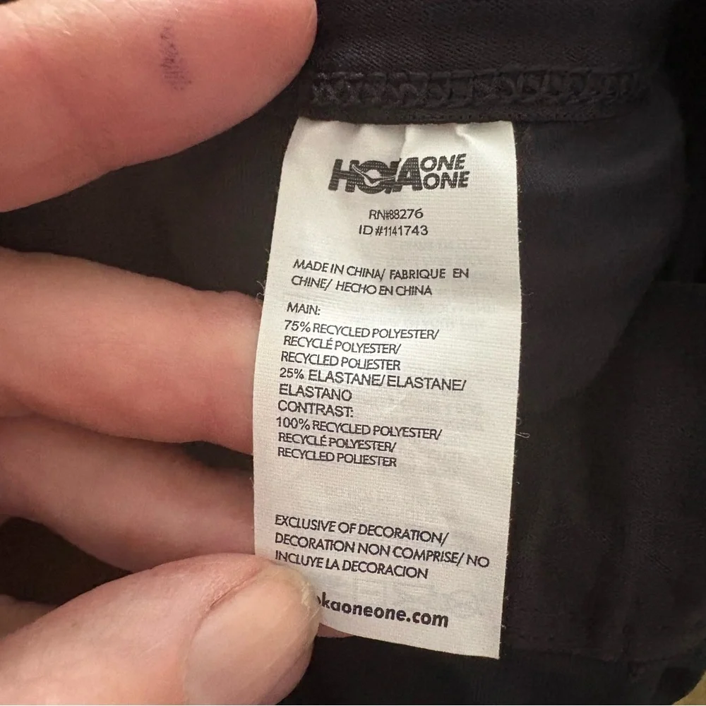 Lot Of 2 Hoka Novafly Run Tights XS Black Soft Pockets‎ Drawstring ID#1141743